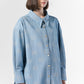 Deux Oversized Denim Shirt - Blue