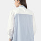 Dyxie Embroidery Shirt - Light Blue