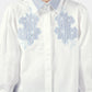 Dyxie Embroidery Shirt - Light Blue