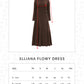 Elliana Flowy Dress - Brown