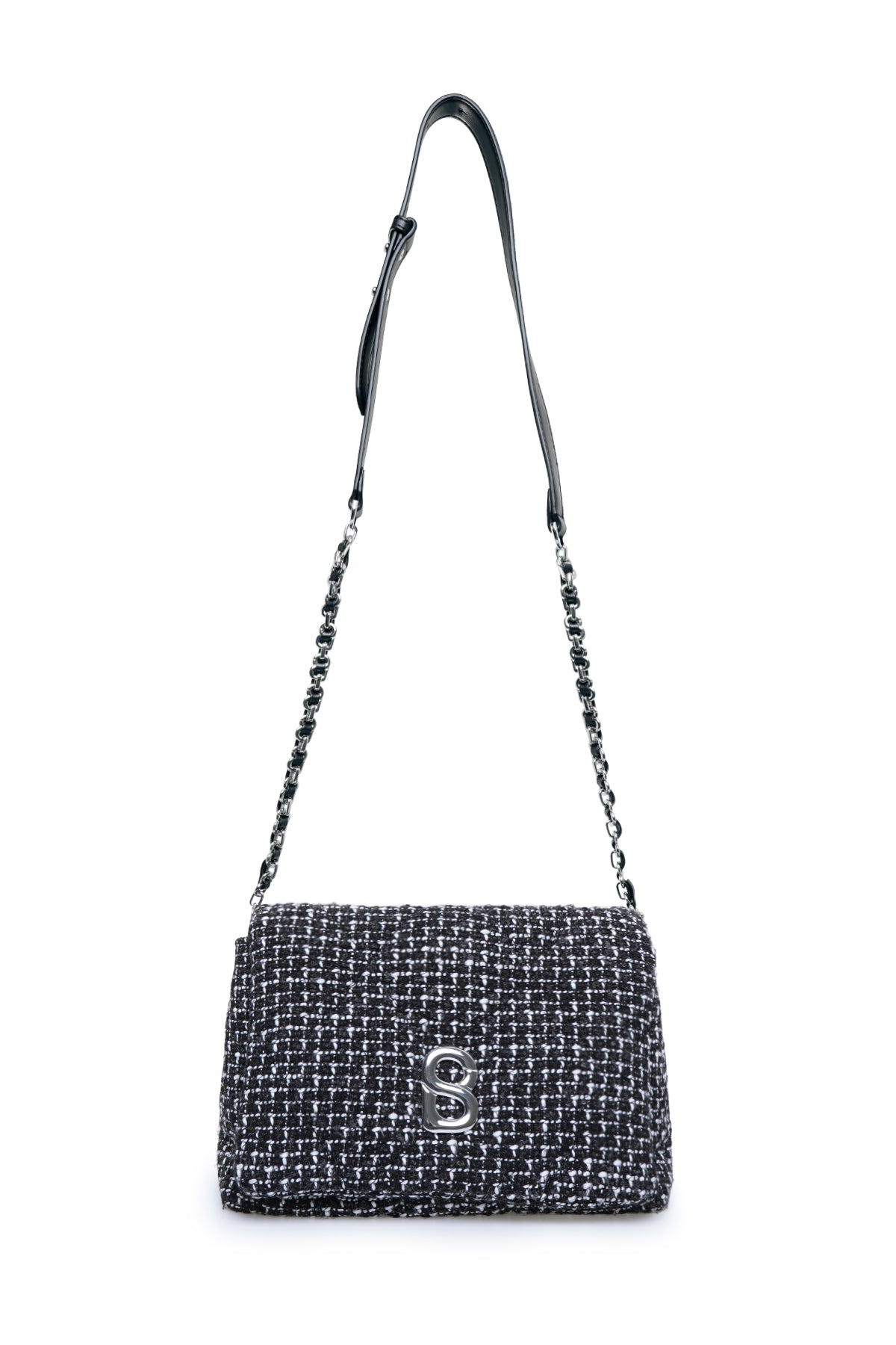 Tweed Zoey Bag - Early Black