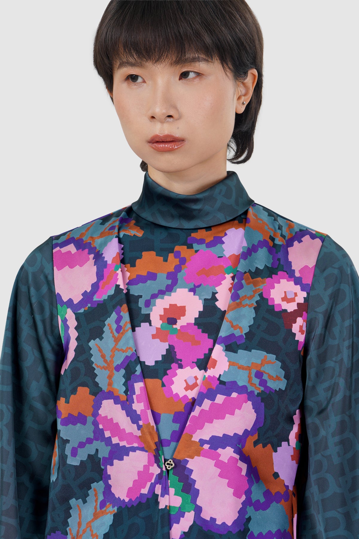 Eclora Blouse - Aconitum