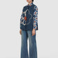 Eclora Embroidery Shirt - Aconitum