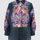 Eclora Mix Fabric Shirt - Aconitum