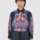 Eclora Mix Fabric Shirt - Aconitum