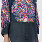Eclora Mix Fabric Shirt - Aconitum