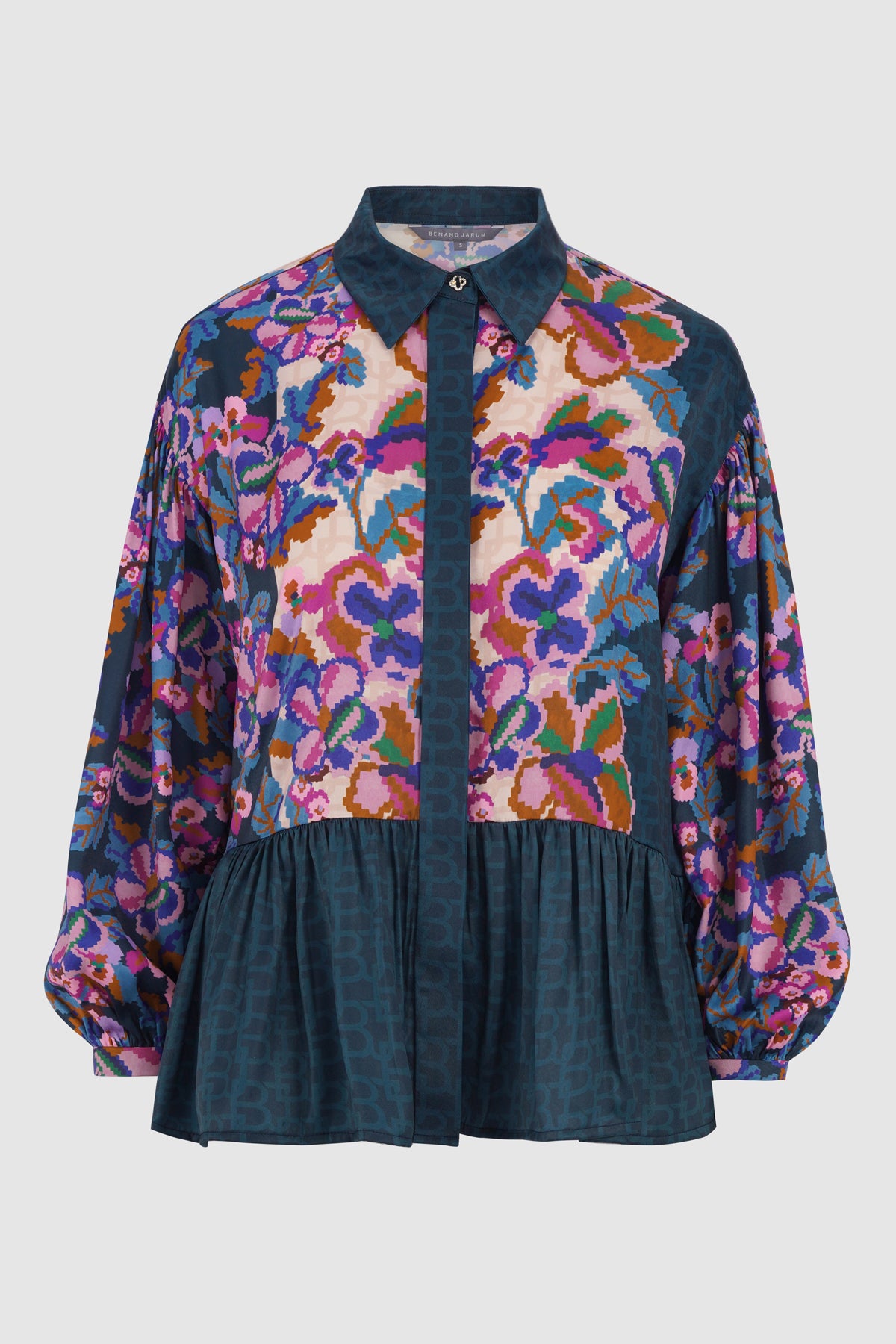 Eclora Ruffle Shirt - Aconitum