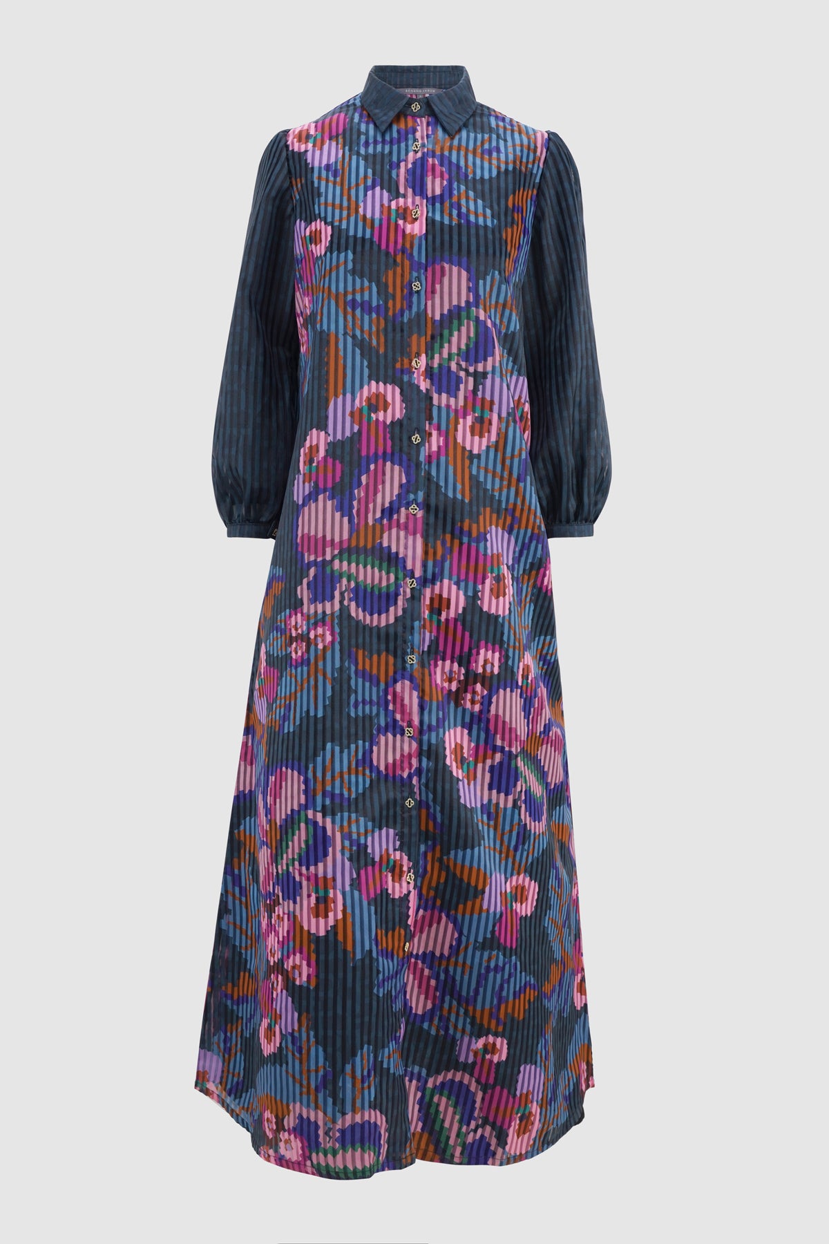 Eclora Shirt Dress - Aconitum