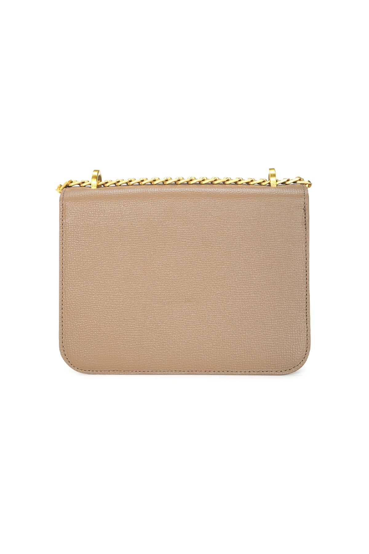 Audrey Chain Leather Bag Medium - Ecru