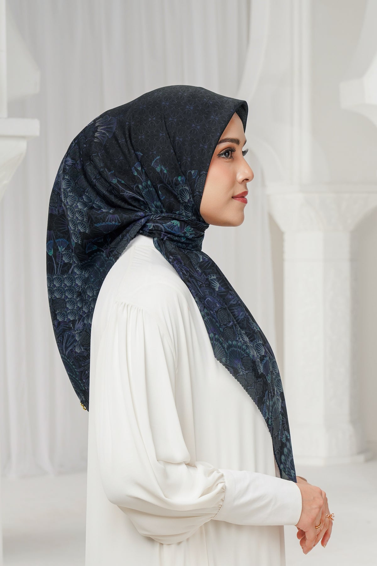 Egypt Voile Square - Moonlit