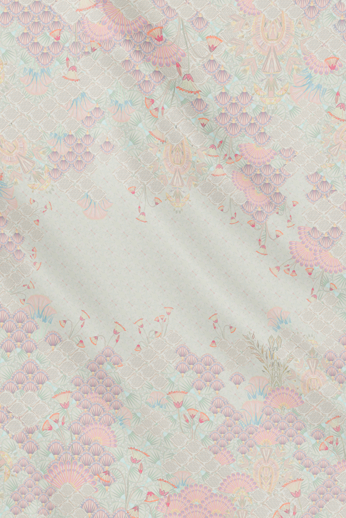 Egypt Satin Square - Pyramid