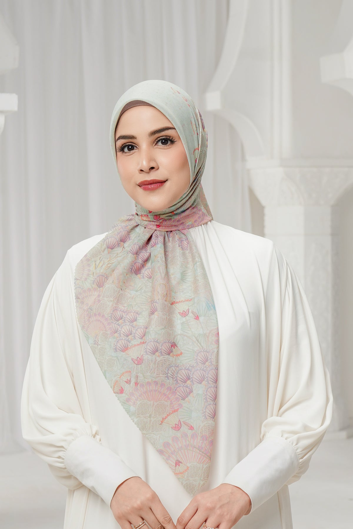 Egypt Satin Square - Pyramid