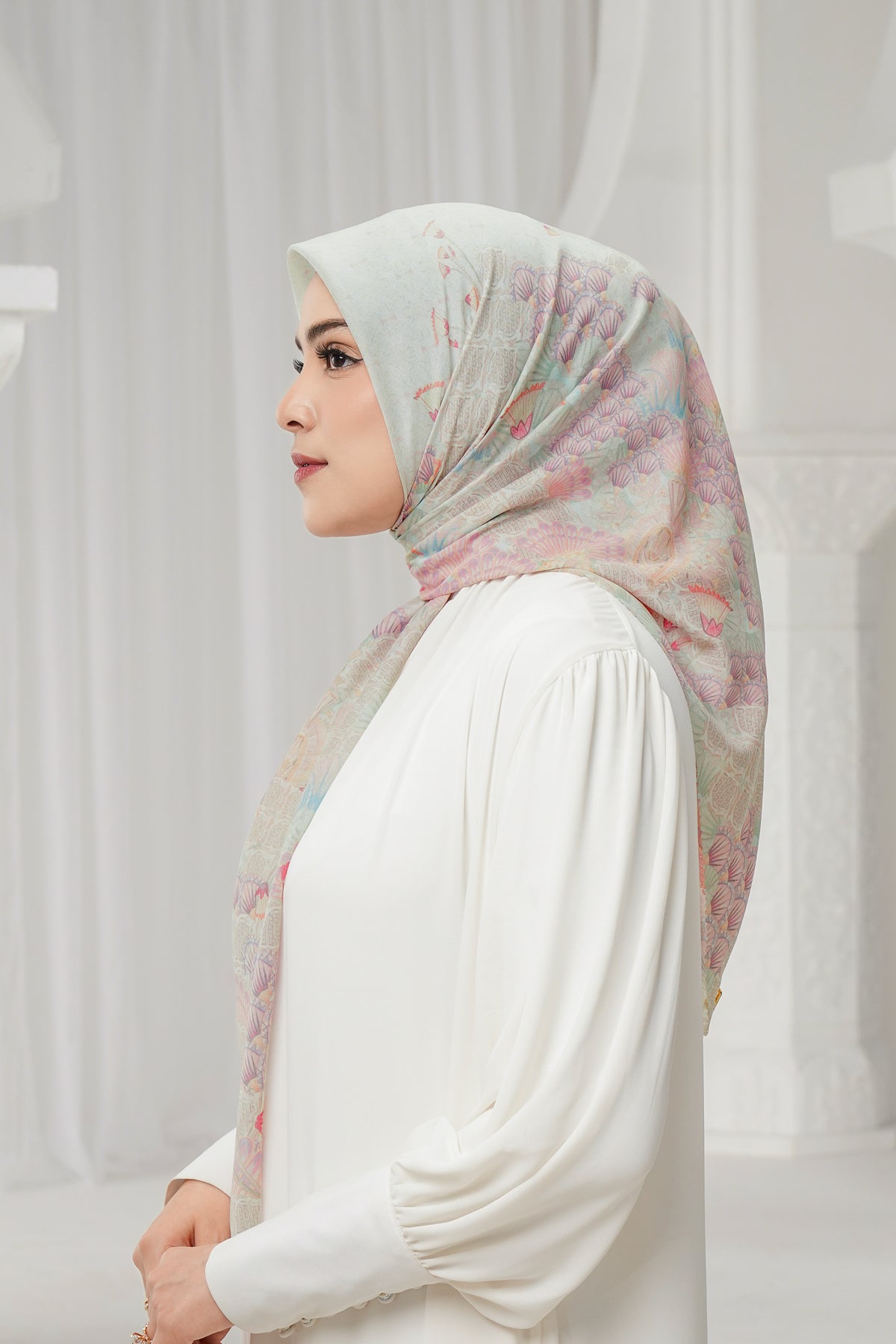 Egypt Satin Square - Pyramid