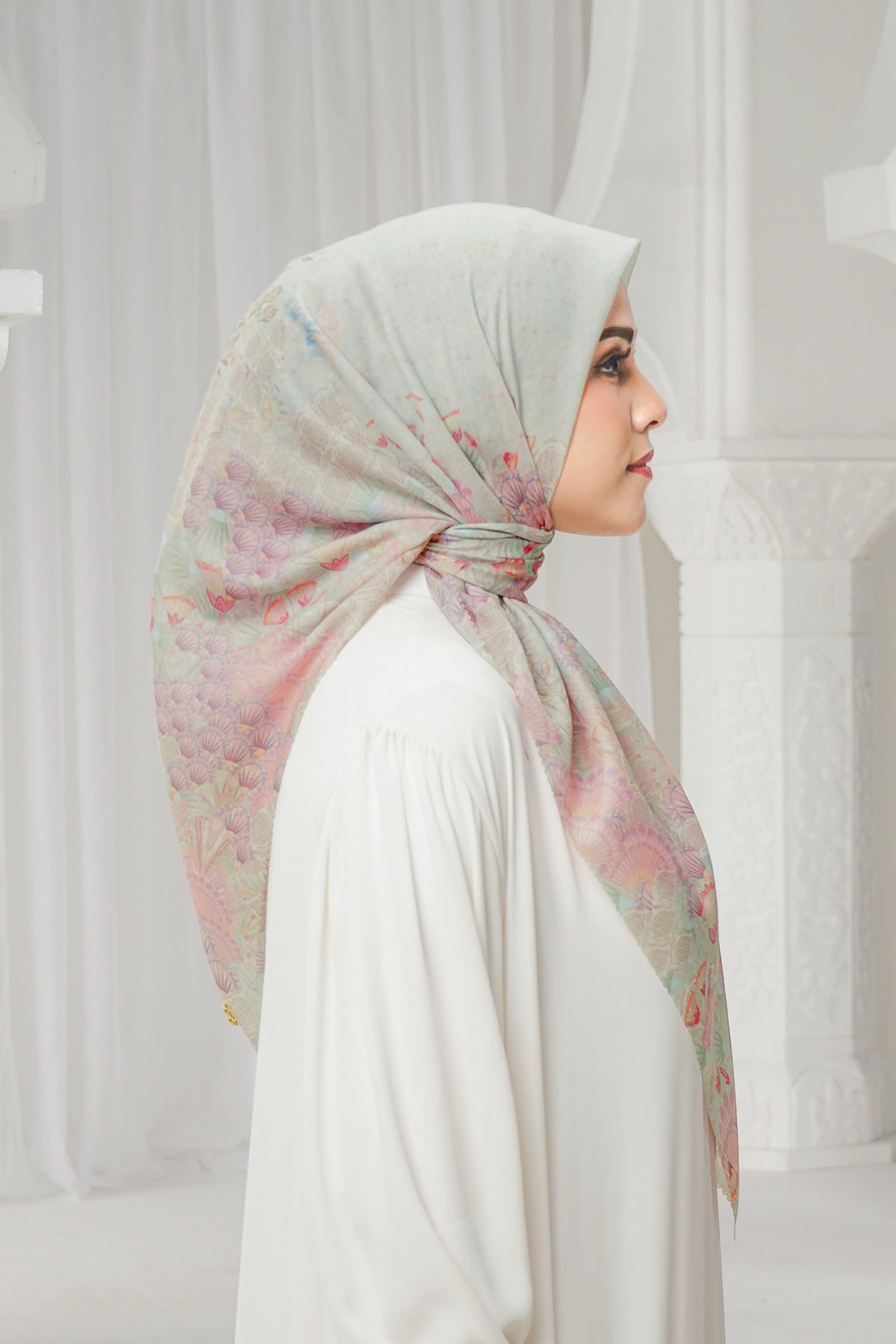 Egypt Satin Square - Pyramid