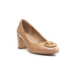 Elan Block Heels - Beige