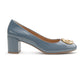 Elan Block Heels - Blue