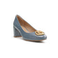 Elan Block Heels - Blue