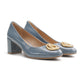 Elan Block Heels - Blue