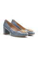 Elan Block Heels - Blue