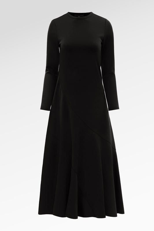 Elliana Flowy Dress - Black