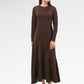 Elliana Flowy Dress - Brown