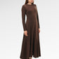 Elliana Flowy Dress - Brown