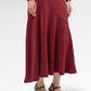 Elliana Flowy Dress - Maroon
