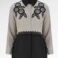 Elvara Embroidery Shirt - Mocha Noir