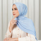 Tapis Satin Jacquard Shawl - Forever Blue