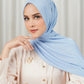 Tapis Satin Jacquard Shawl - Forever Blue