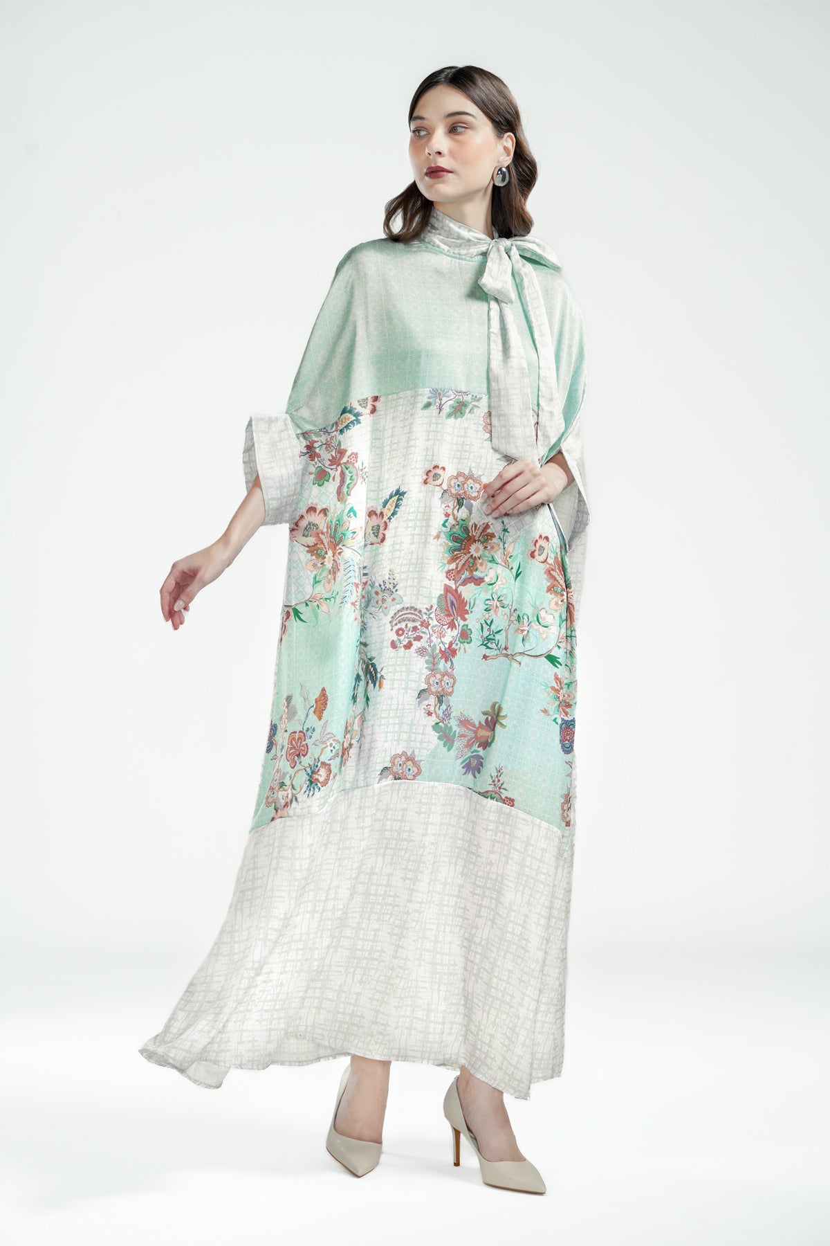 Festive Finesse Maxi Dress - Mint