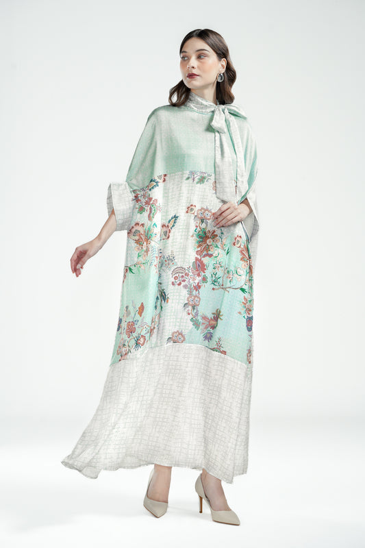 Festive Finesse Maxi Dress - Mint