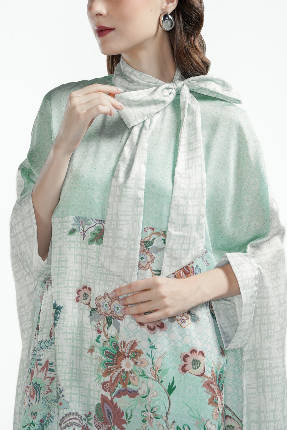 Festive Finesse Maxi Dress - Mint