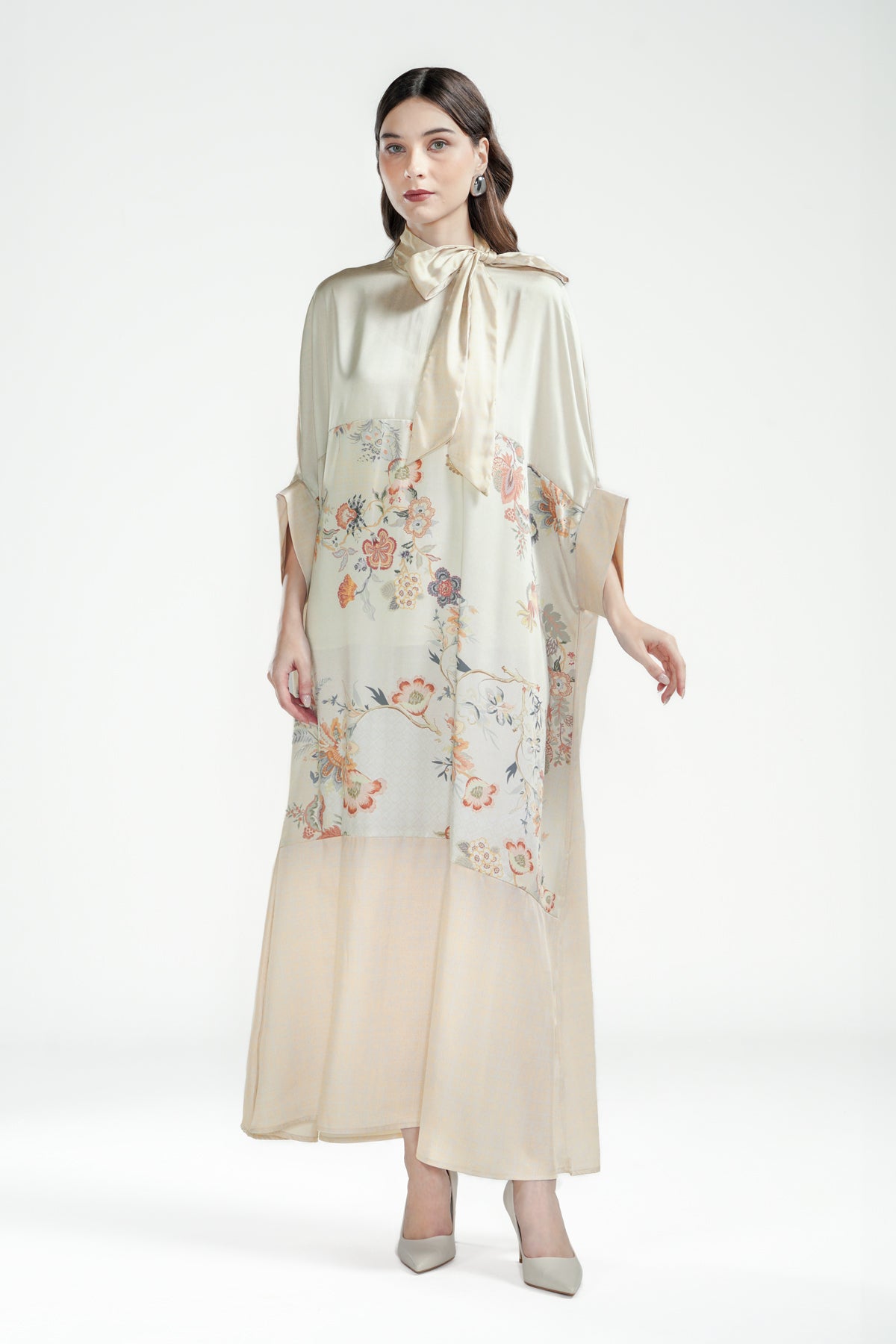 Festive Finesse Maxi Dress - Sand
