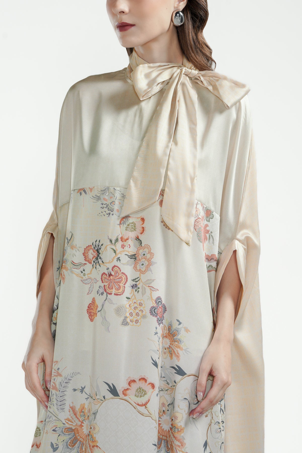 Festive Finesse Maxi Dress - Sand