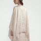 Festive Finesse Oversize Blouse - Maple
