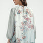 Festive Finesse Pleated Blouse - Mint