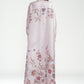 Festive Finesse Pleated Dress - Blush