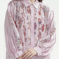 Festive Finesse Pleated Dress - Blush