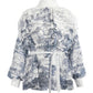 Forest Toile Blouse - White