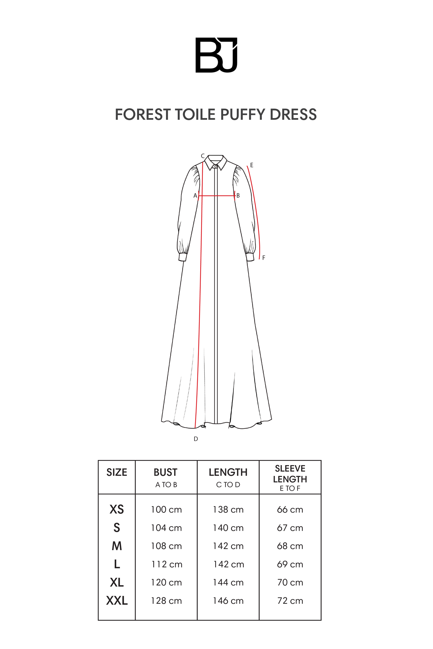 Forest Toile Puffy Dress - Powder Blue