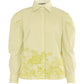 Forest Toile Puffy Shirt - French Vanilla