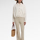 Ginny Batwing Crop Shirt - Vanilla