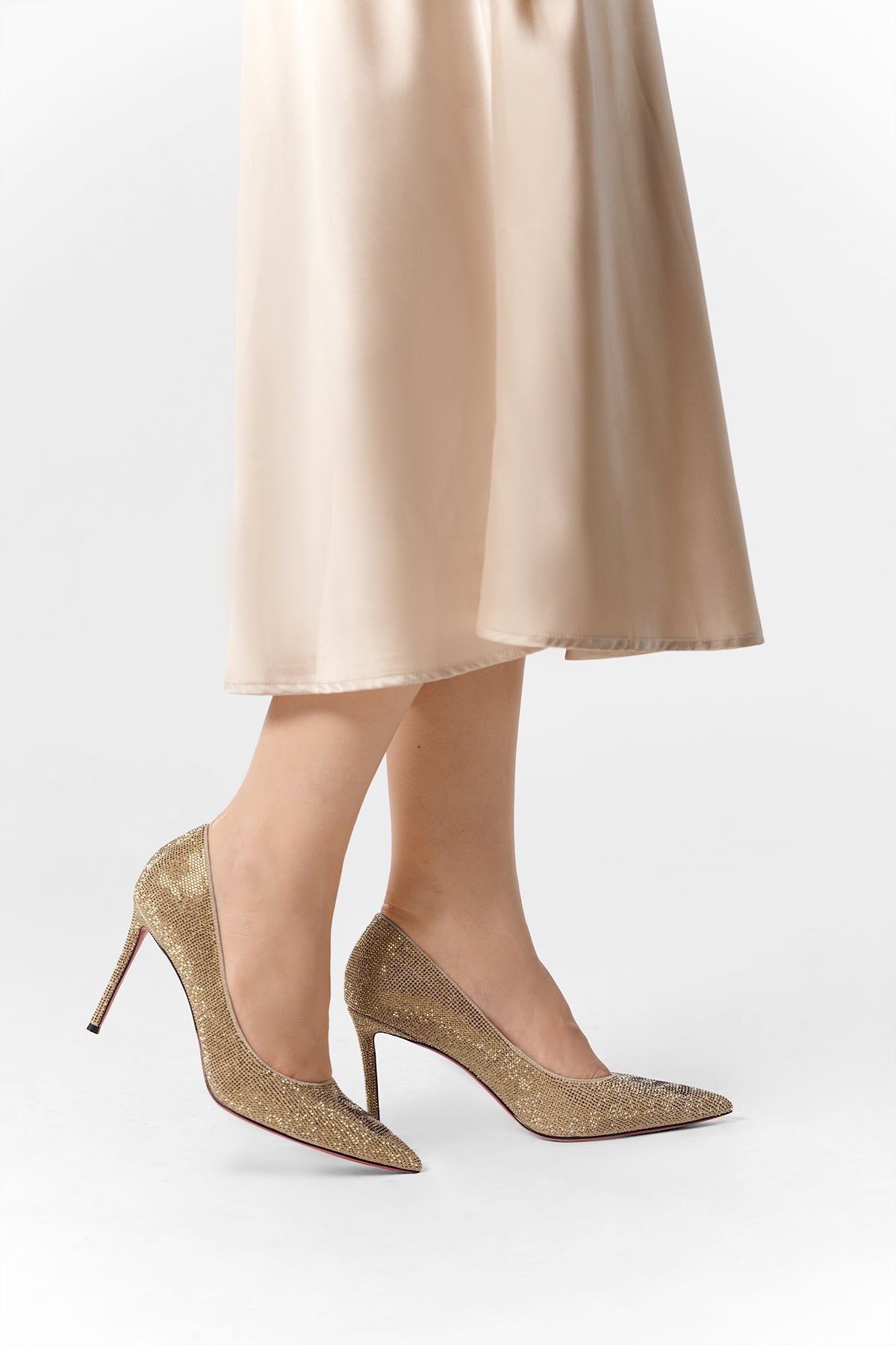 Glitz Heels Gold – Buttonscarves Malaysia1