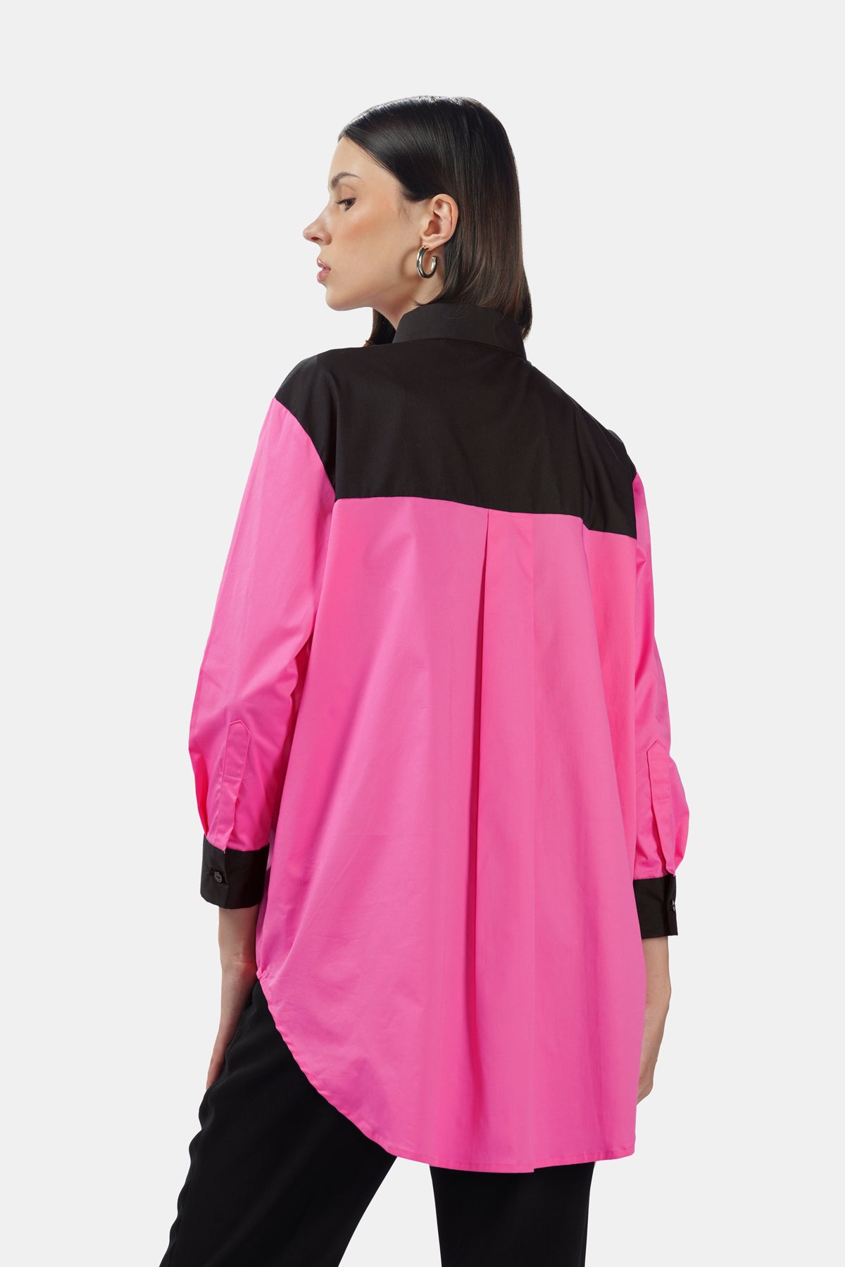 Griselda Embroidery Shirt - Pink
