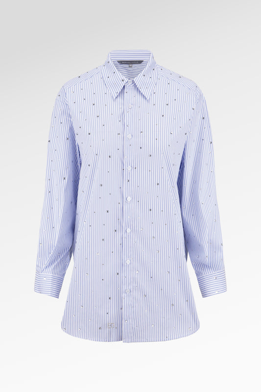 Hailey Pearl Shirt - Blue