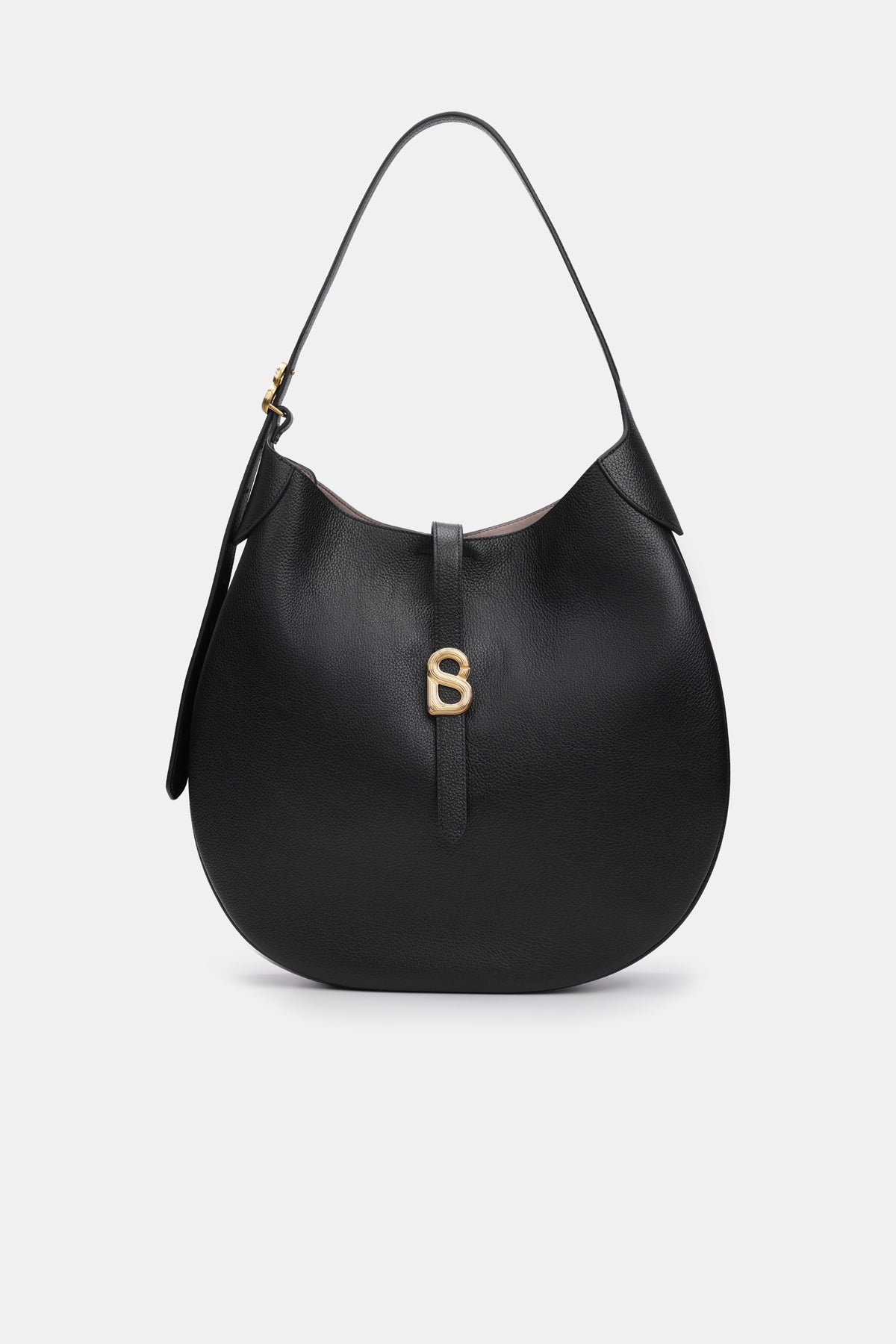9876289814840-Halo Hobo Bag - Black