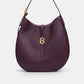 Halo Hobo Bag - Burgundy