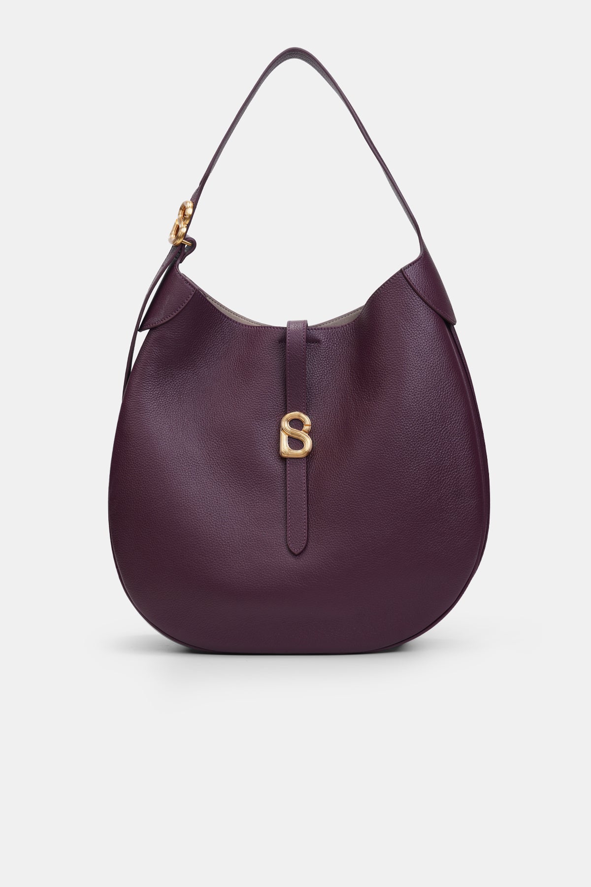 Halo Hobo Bag - Burgundy