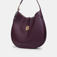 Halo Hobo Bag - Burgundy